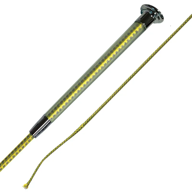 Woof Wear Hi Vis Riding Whip Hi Viz - YELLOW - 100cm 