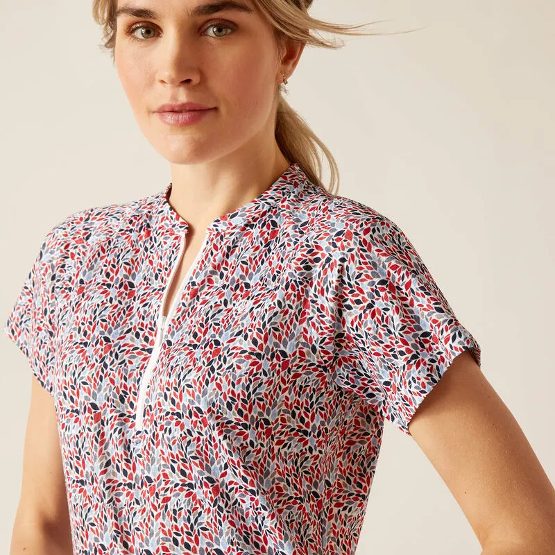 Ariat Labyrinth Capped Sleeve Base Layer - FOLIOLE -2