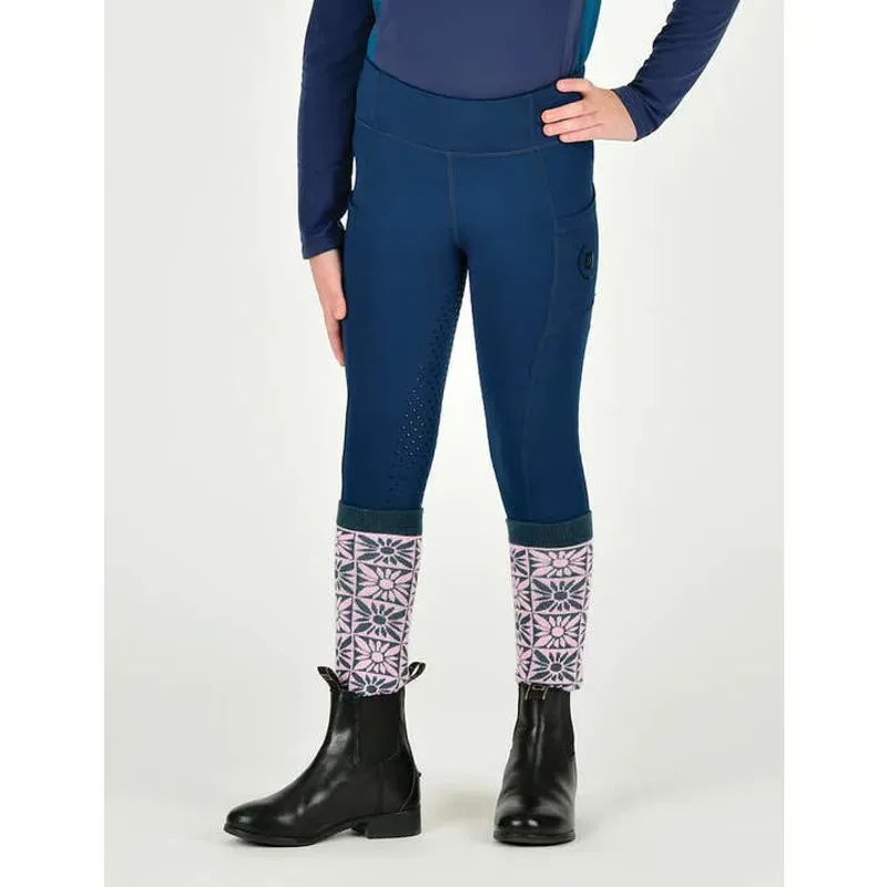 Dublin Kids Everyday Riding Tights in Naval Academy