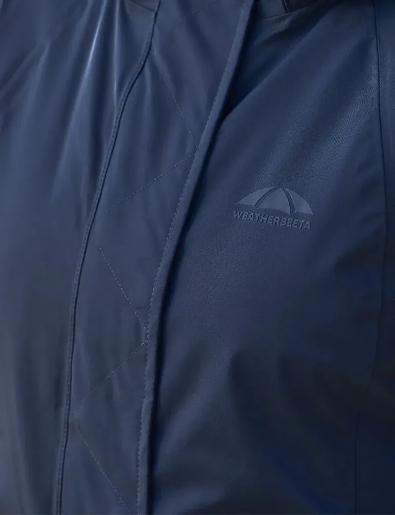 WeatherBeeta Ladies Protect High Neck Jacket in Navy-2