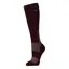 WeatherBeeta Performance Knee Length Riding Sock in Mulberry/Mauve Wine