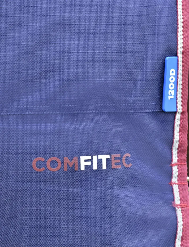 WeatherBeeta 220g ComFiTec Essential Detach-A-Neck Turnout in Navy/Burgundy-6