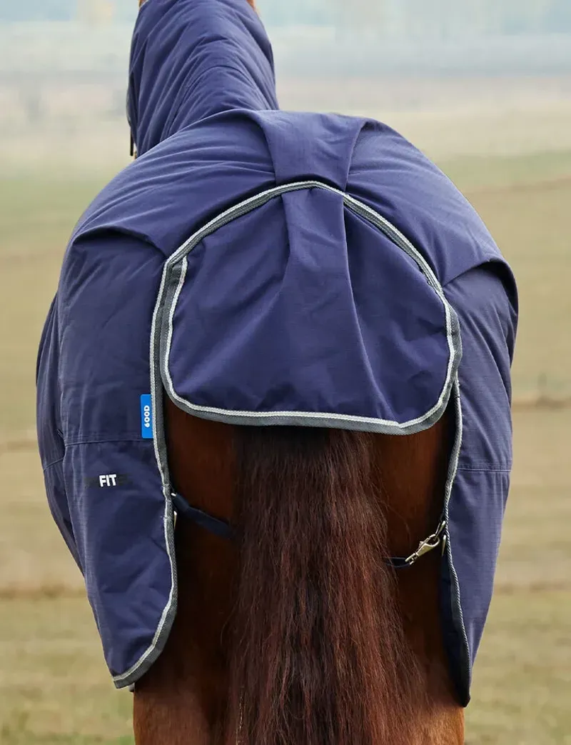 WeatherBeeta 50g ComFiTec Tyro Turnout Combo Neck in Navy/Charcoal-1