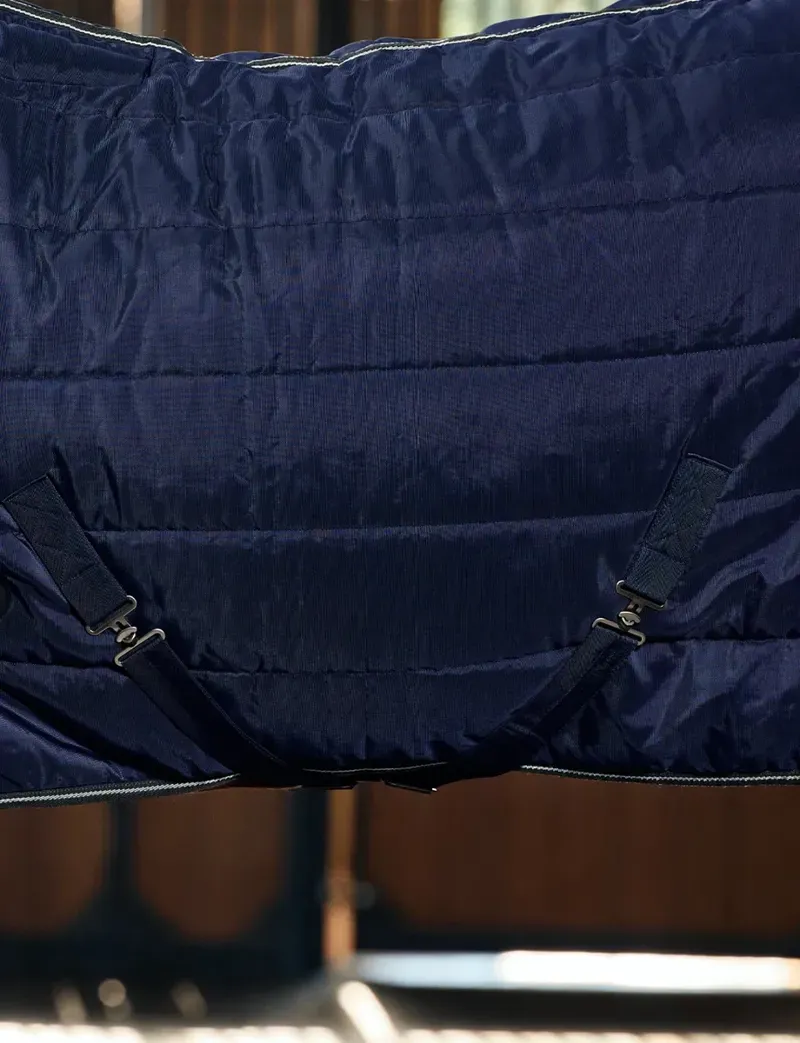 Weatherbeeta ComFiTec PP Channel Quilt Stable Detach-A-Neck 220g in Navy/Charcoal-6