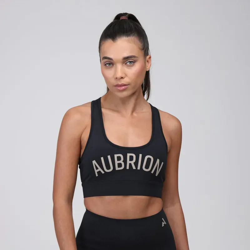 Aubrion React Power Sports Bra in Shadow