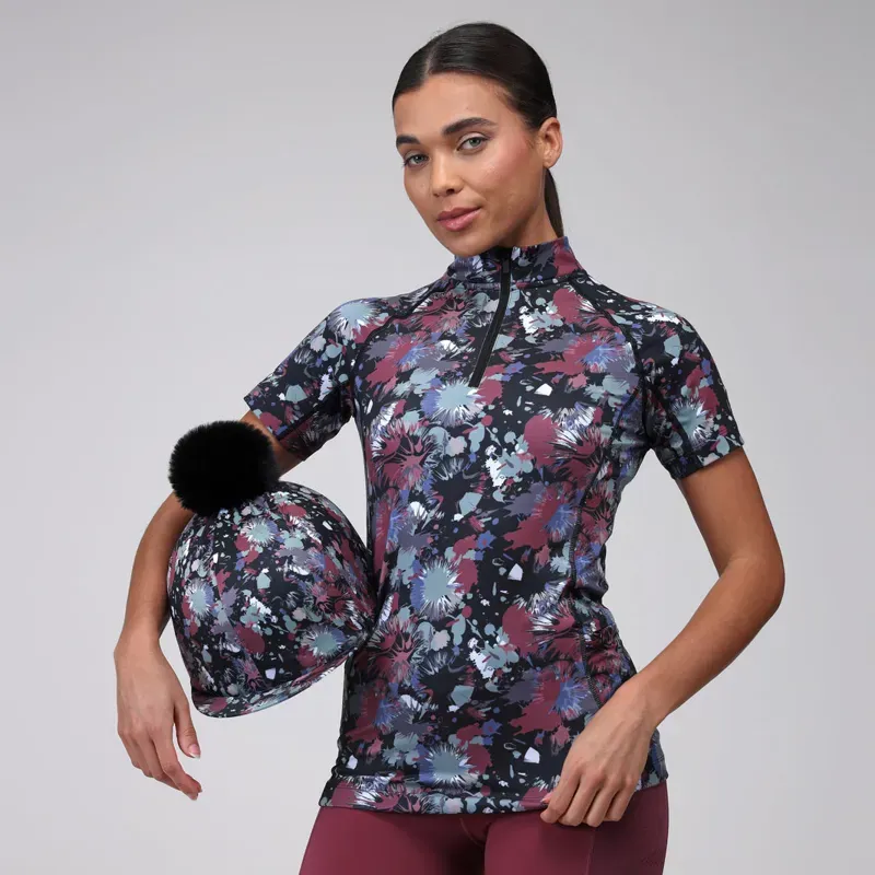 Aubrion React Short Sleeve Base Layer in Abstract