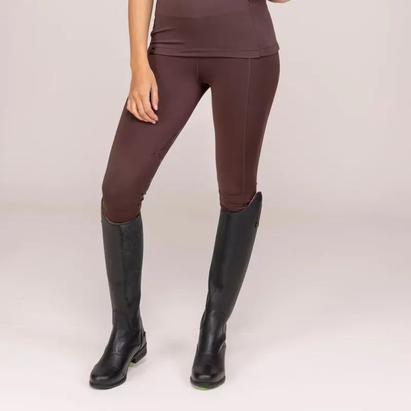 Aubrion Team Riding Tights in Umber