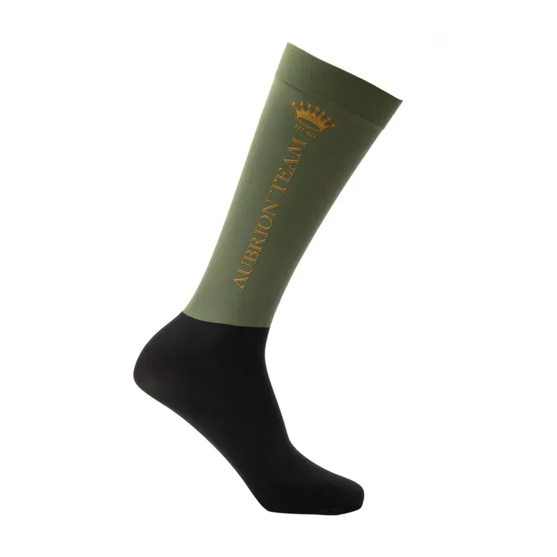 Aubrion One Size Team Socks in Moss