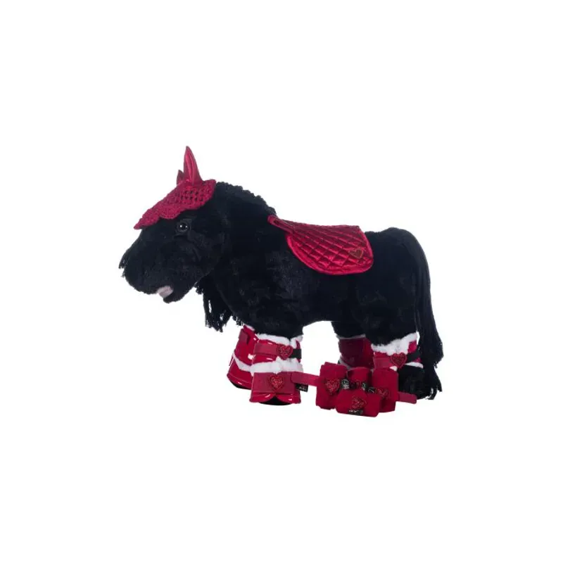 Hkm Cuddle Pony Riding Set Starter in Red