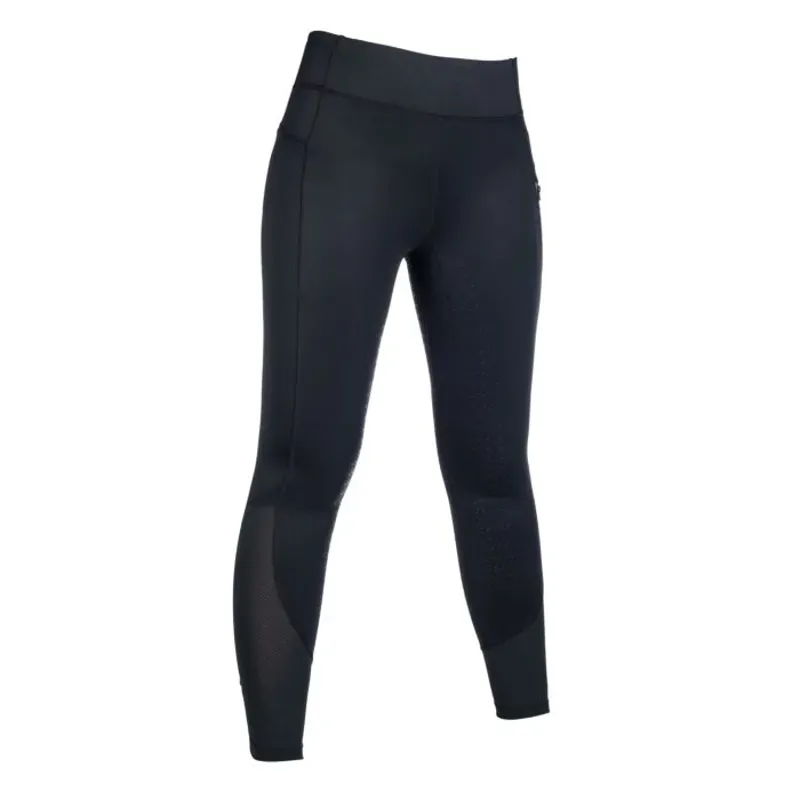 Hkm Harbour Island Silicone Full Seat Riding Leggings in Black