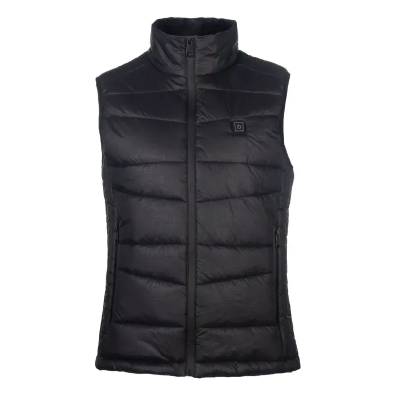 Hkm Mens Heat Control Style Heating Vest in Black