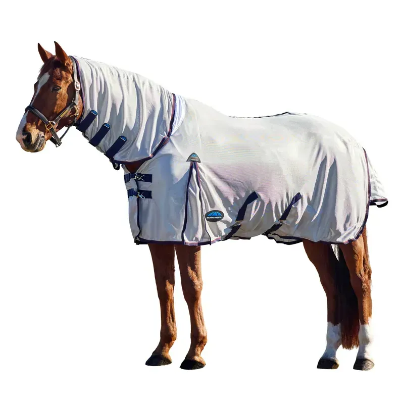 Weatherbeeta ComFiTec Airflow Fly Sheet Combo in Grey/Navy/Burgundy