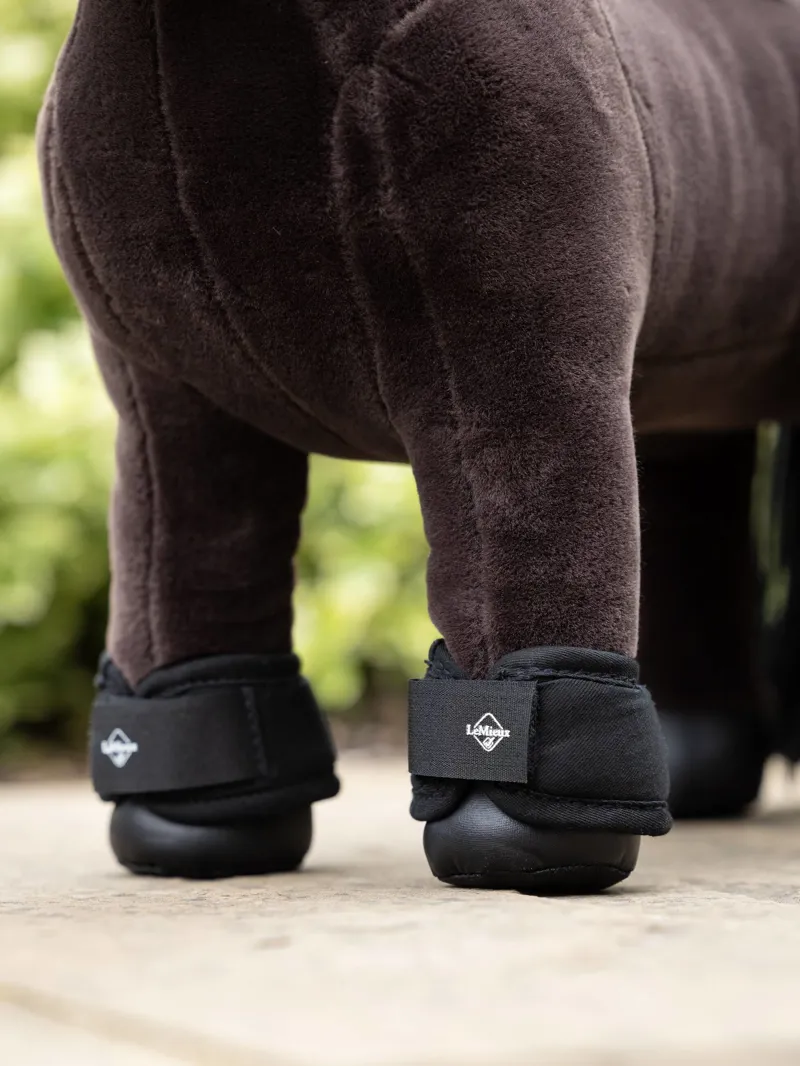 Lemieux Toy Pony Over Reach Boots - One Size - BLACK-1