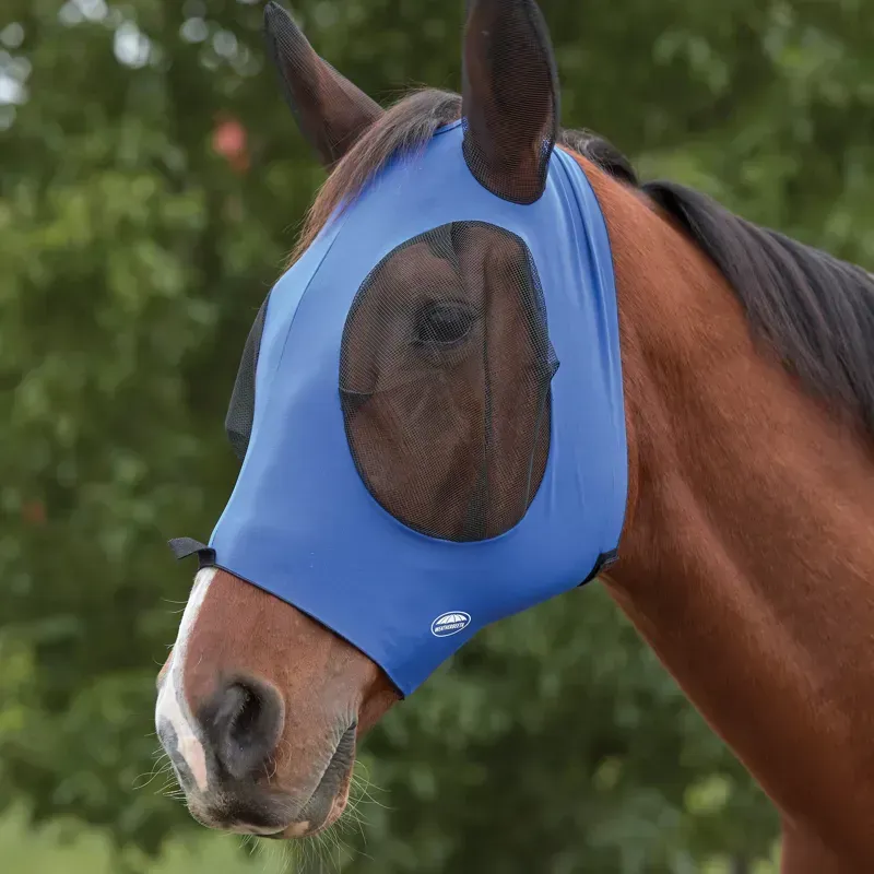 WeatherBeeta Deluxe Stretch Bug Eye Saver With Ears in Royal Blue/Black