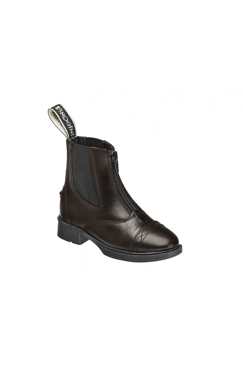 Brogini Tivoli Piccino Zipped Boots Child - BLACK