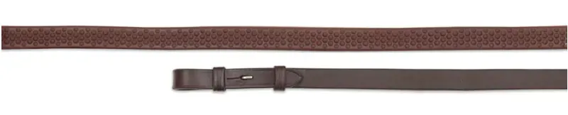 Aviemore Soft Rubber Grip Reins in Brown