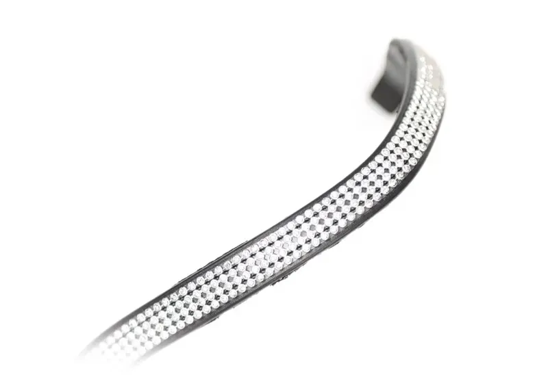 Aviemore Small Diamante Browband in Black