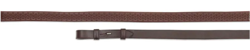 Aviemore Soft Rubber Grip Reins in Brown