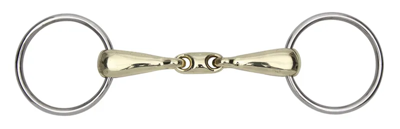 Shires Alloy Training Bit - 14mm - BRASS 