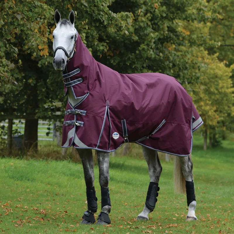 WeatherBeeta Medium ComFiTec Plus Dynamic II Combo Neck in Maroon/Grey/White