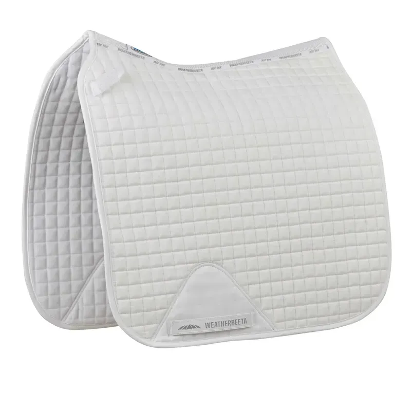 WeatherBeeta Prime Dressage Saddle Pad - White - Full