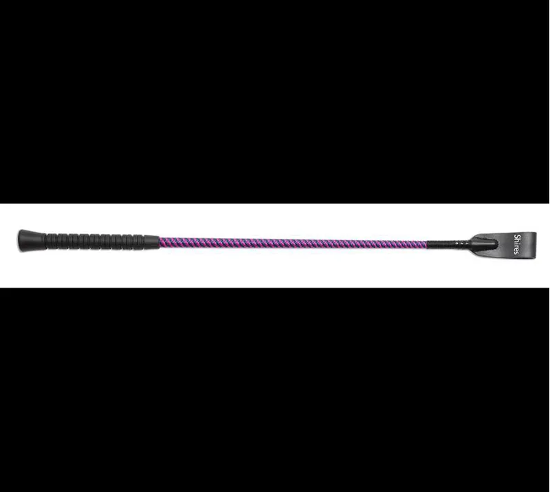 Shires 21 Inch Rubber Grip Whip In Red
