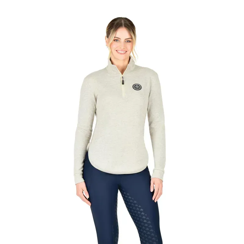 WeatherBeeta Ladies London Layer Long Sleeve Top in Irish Cream