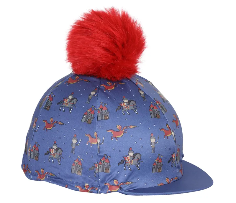 Shires Aubrion Hyde Park Skull Hat Cover in Lime Peacock  Onesize 