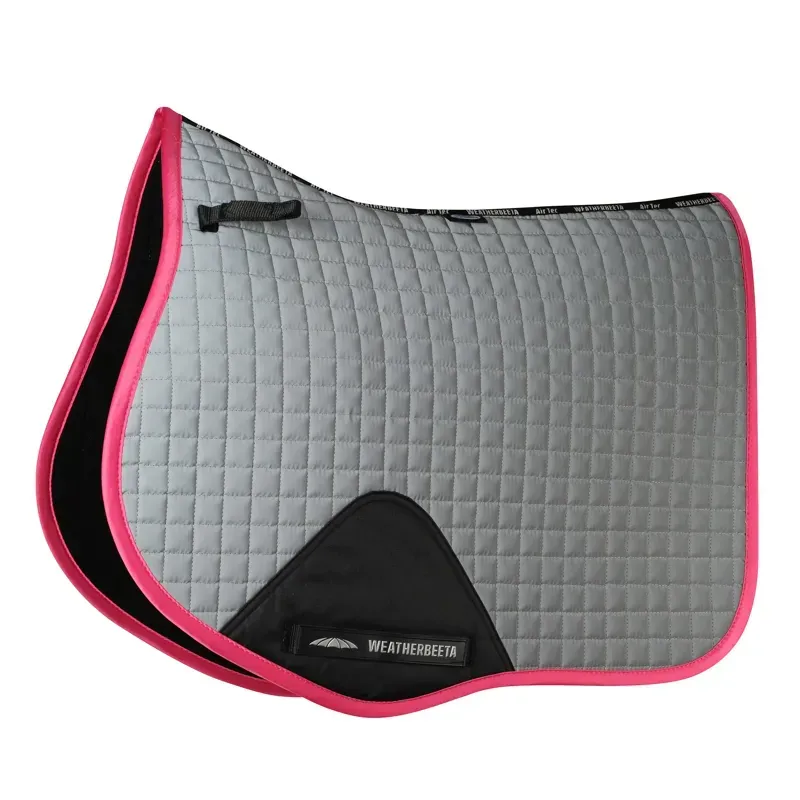 Weatherbeeta Reflective Prime All Purpose Saddle pad - Silver//Pink - Pony