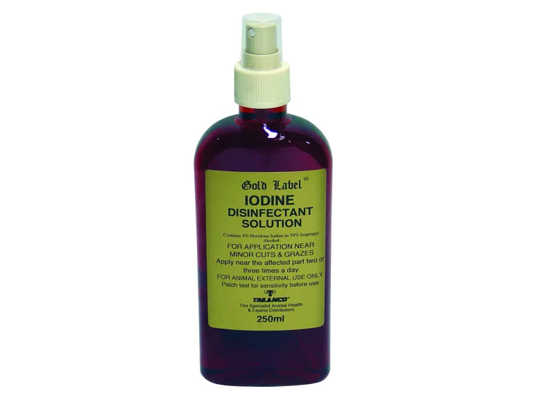 Gold Label 250ml Iodine Spray in Purple