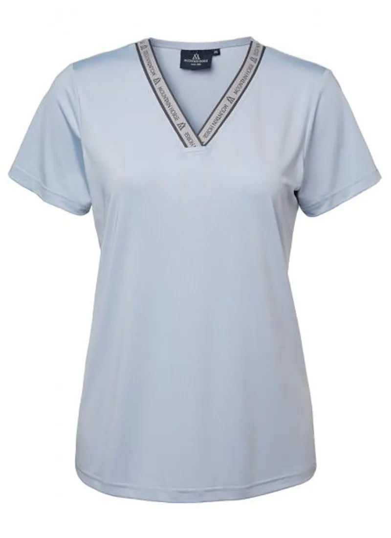 Mountain Horse Active Stripe Tech Tee - BLUE 