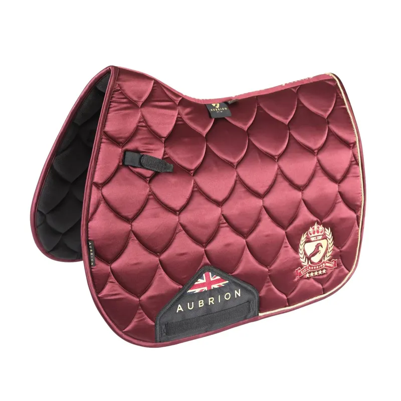 Aubrion Team Saddlecloth - BURGUNDY
