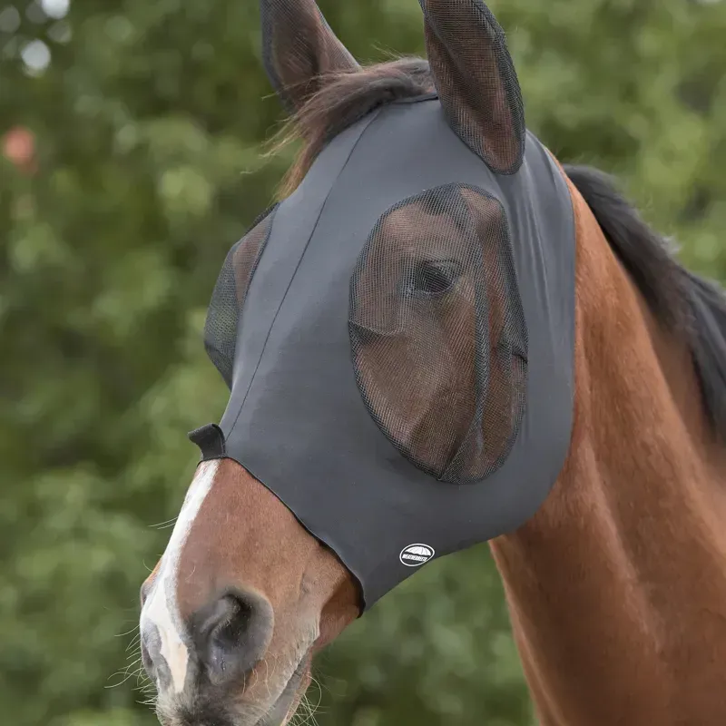 WeatherBeeta Deluxe Stretch Bug Eye Saver With Ears in Black/Black