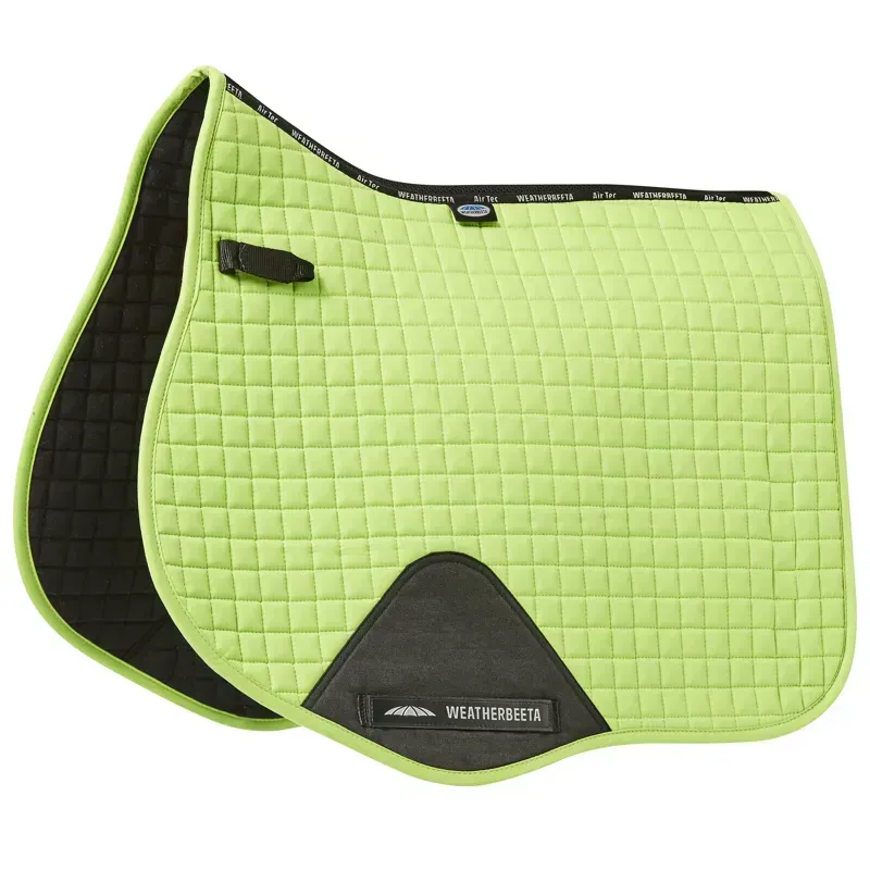 WeatherBeeta Prime All Purpose Saddle Pad - Lime Green - Pony