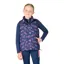 Dublin Kids Patrice Everyday Puffer Vest in Navy Frolicking Horses
