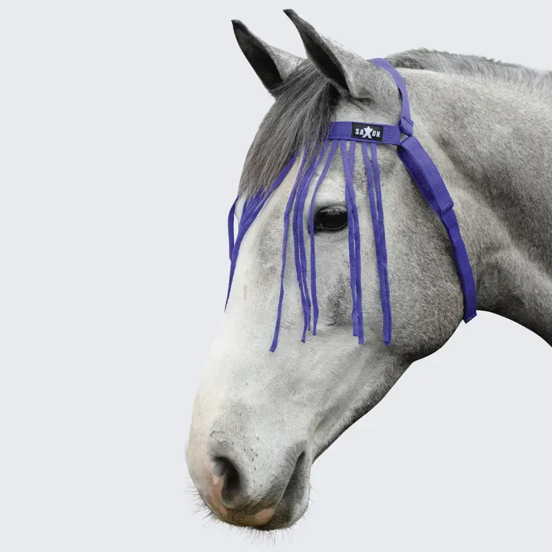 Saxon Fly Fringe in Purple