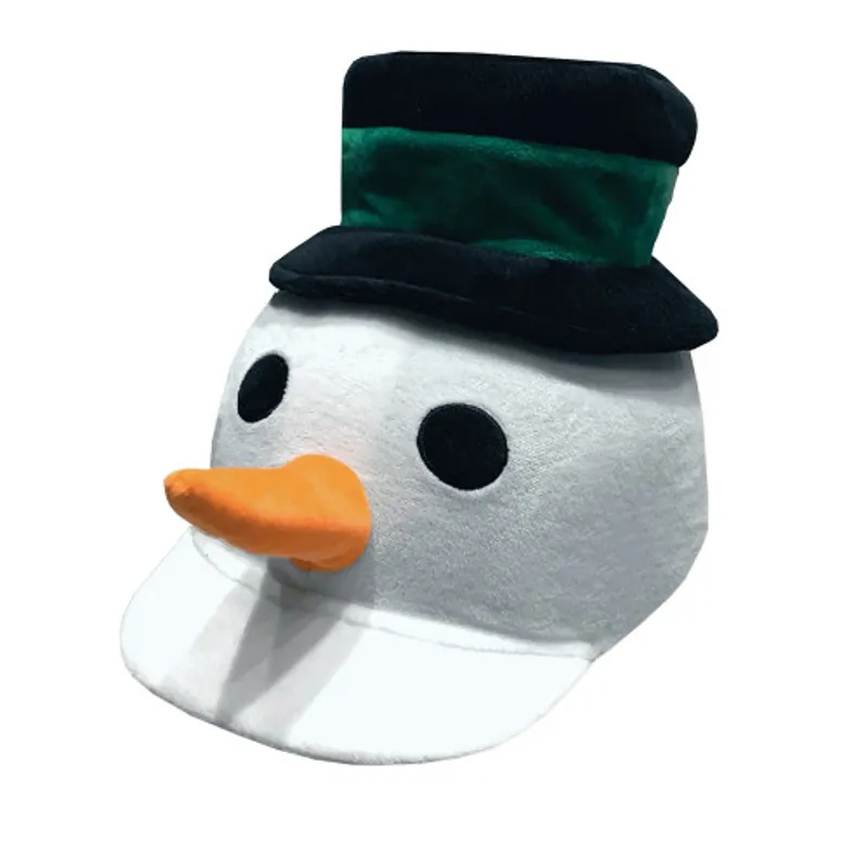 Equetech Childs Snowman Hat Silk - WHITE - One Size