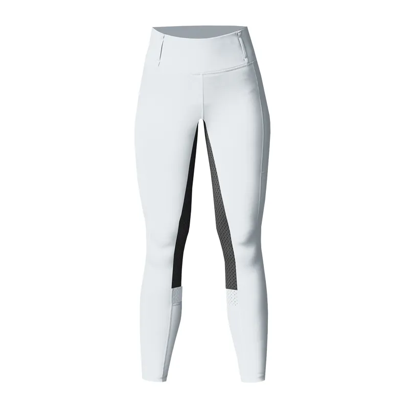 Equetech Aqua Shield Womens Winter Riding Tights in White