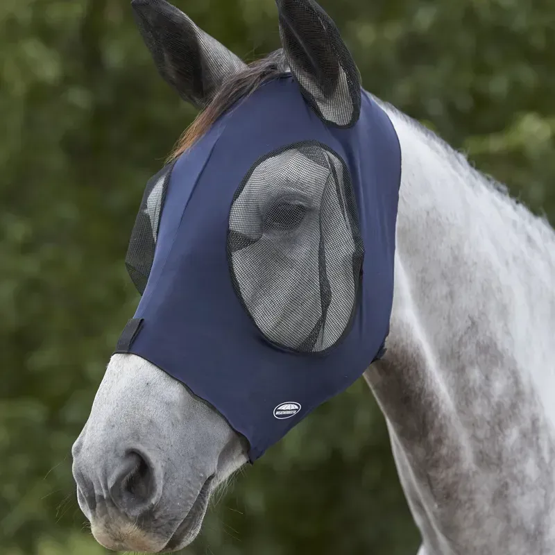 WeatherBeeta Deluxe Stretch Bug Eye Saver With Ears in Navy/Black