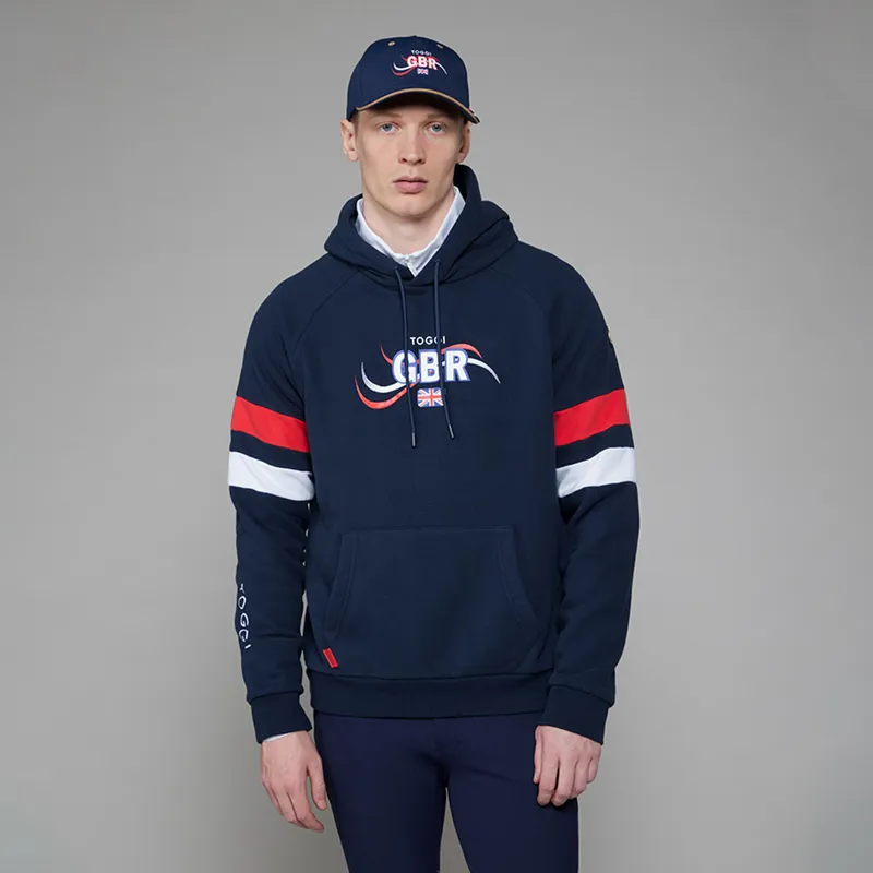 Toggi GBR Unisex Bercy Hooded Sweatshirt - NAVY 