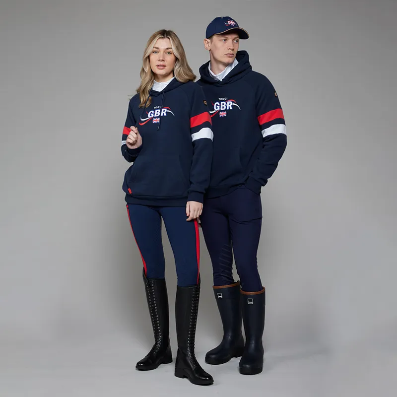Toggi GBR Unisex Bercy Hooded Sweatshirt - NAVY -3