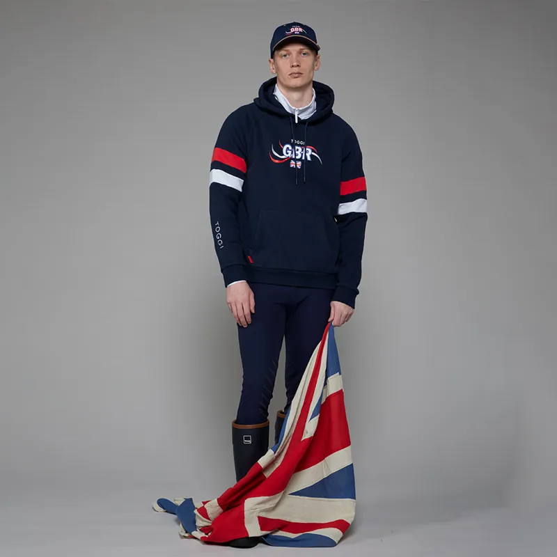 Toggi GBR Unisex Bercy Hooded Sweatshirt - NAVY -4