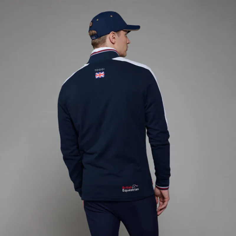 Toggi GBR Seine Unisex Full Zip Sweatshirt - NAVY -1