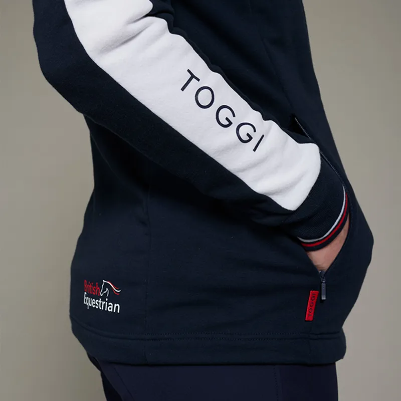 Toggi GBR Seine Unisex Full Zip Sweatshirt - NAVY -7