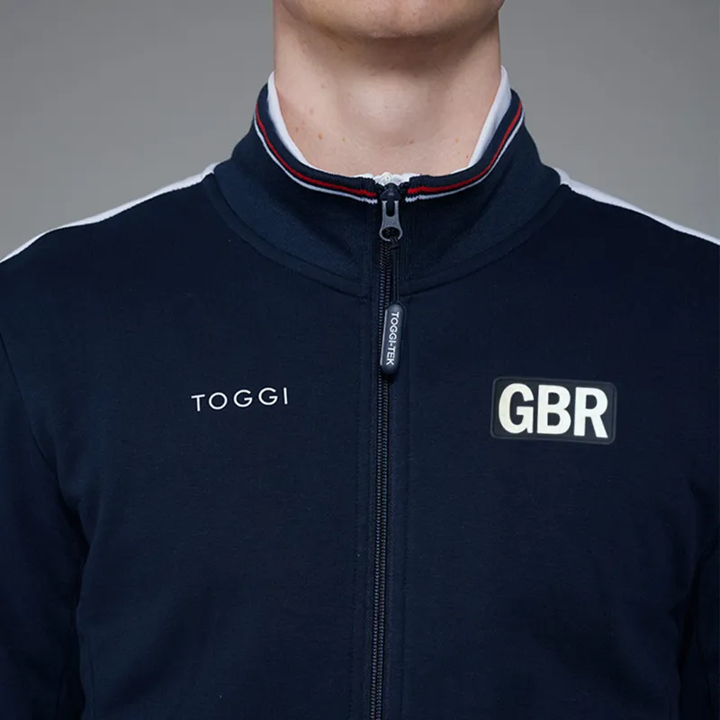Toggi GBR Seine Unisex Full Zip Sweatshirt - NAVY -8