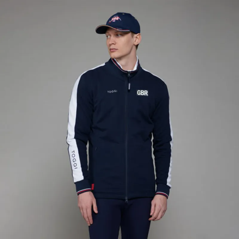Toggi GBR Seine Unisex Full Zip Sweatshirt - NAVY 