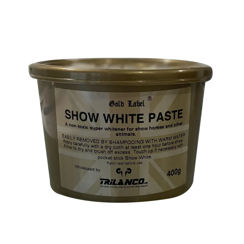 Gold Label 400gm White Show Paste in Gold
