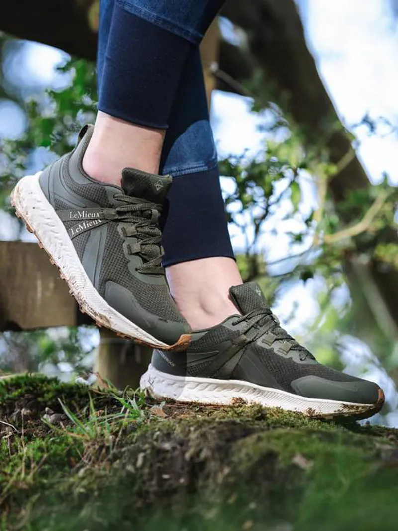 LeMieux Trax Waterproof Trainer - KHAKI -7