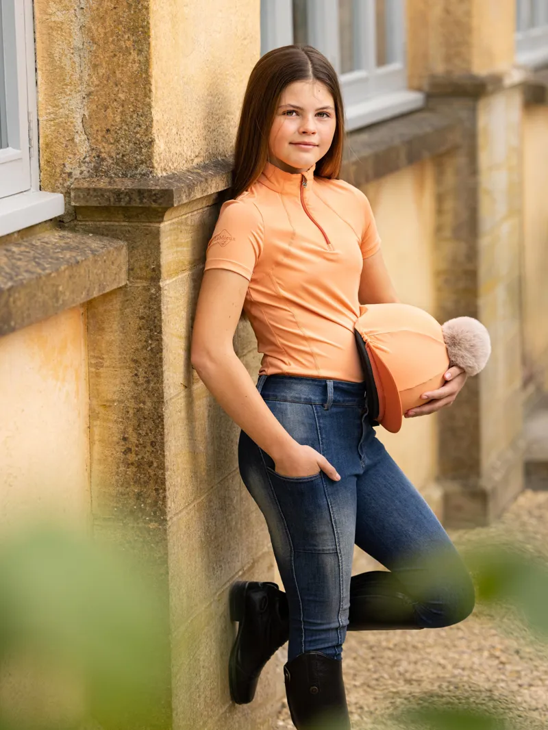 LeMieux Pom Hat Silk - SHERBET - One Size -1