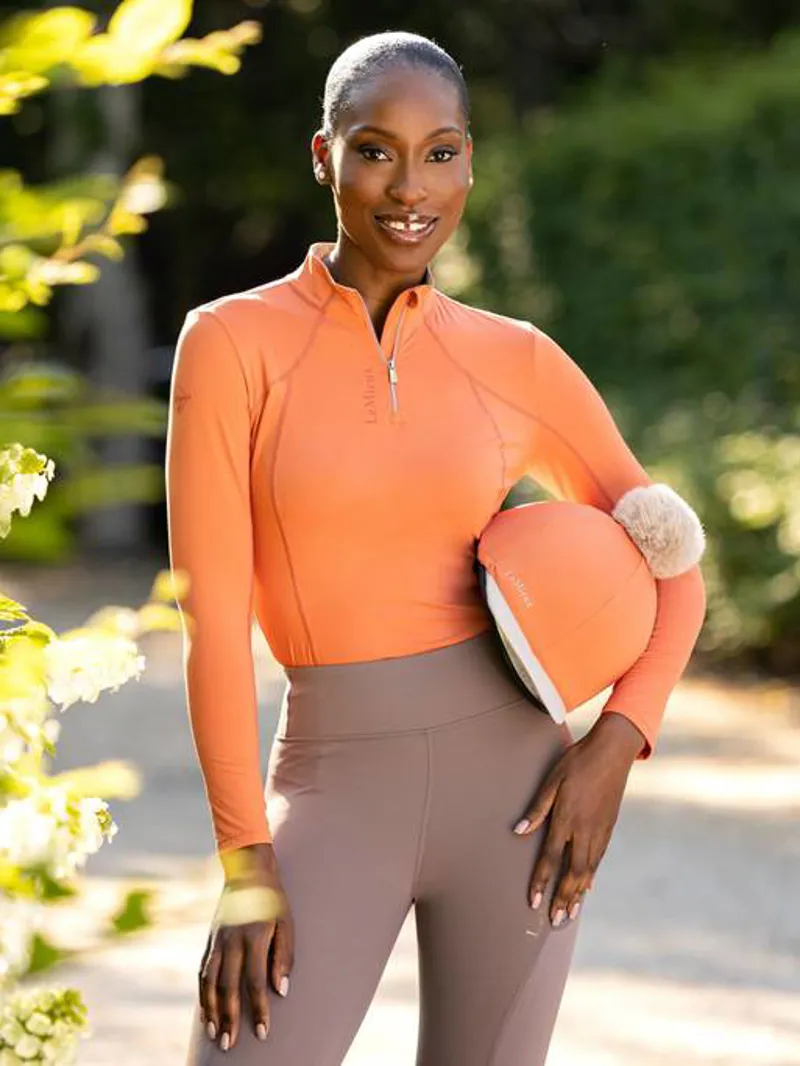 LeMieux Pom Hat Silk - APRICOT - One Size-3